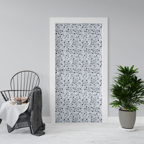 Пленка на самоклейке Sticker Wall черный узор 90cm*10m (S) SW-00001515