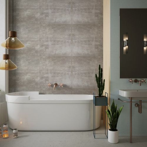 Самоклеящаяся виниловая плитка 600*300*1.5mm под мрамор Глянец (D) SW-00001780