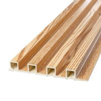 Декоративная стеновая рейка  Sticker Wall 160х23х3000мм (D) SW-00001526 Светло-коричневая