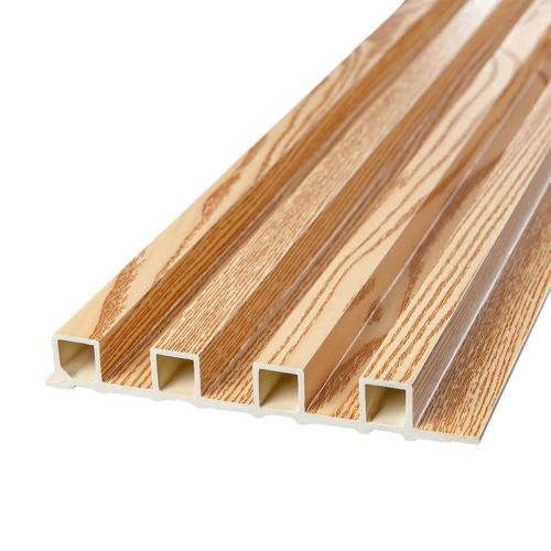 Декоративная стеновая рейка  Sticker Wall 160*23*3000мм (D) SW-00001526 Светло-коричневая