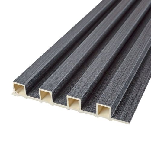 Декоративная стеновая рейка Sticker Wall 160*23*3000мм (D) SW-00001529 Темно-серая