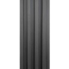 Декоративная стеновая рейка Sticker Wall 160х23х3000мм (D) SW-00001529 Темно-серая