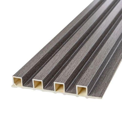 Декоративная стеновая рейка Sticker Wall 160*23*3000мм (D) SW-00001530 Серая