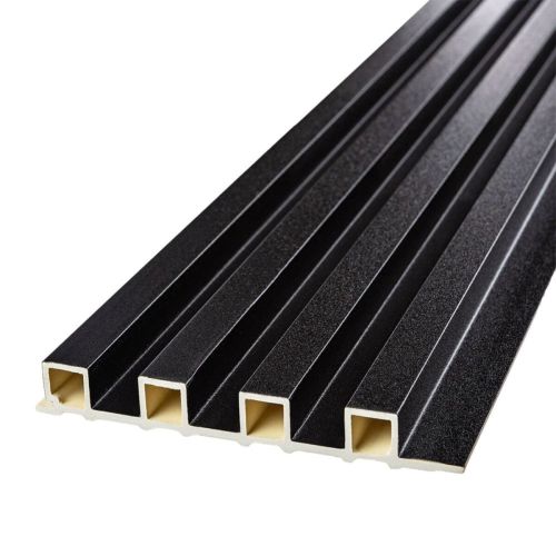 Декоративная стеновая рейка Sticker Wall 160*23*3000мм (D) SW-00001532 Черная