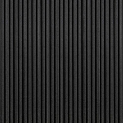 Декоративная стеновая рейка Sticker Wall 160*23*3000мм (D) SW-00001532 Черная