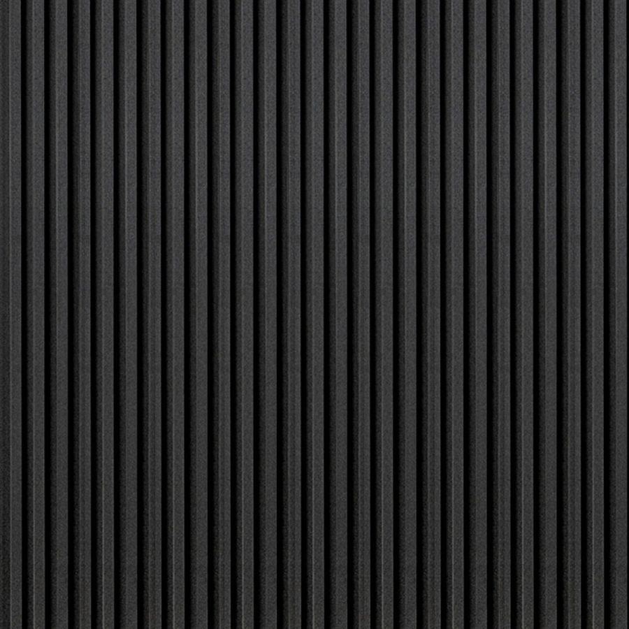 Декоративная стеновая рейка Sticker Wall 160*23*3000мм (D) SW-00001532 Черная