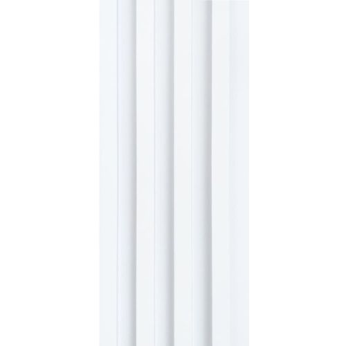 Декоративная стеновая рейка Sticker Wall 160*23*3000мм (D) SW-00001533 Белая