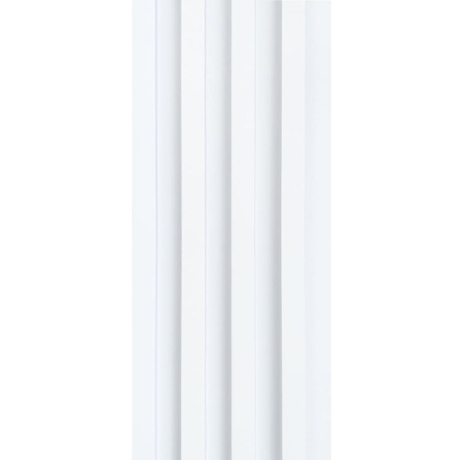 Декоративная стеновая рейка Sticker Wall 160*23*3000мм (D) SW-00001533 Белая