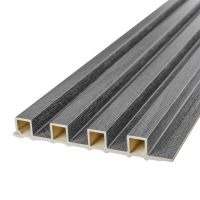 Декоративная стеновая рейка Sticker Wall 160х23х3000мм (D) SW-00001534 Серебряная