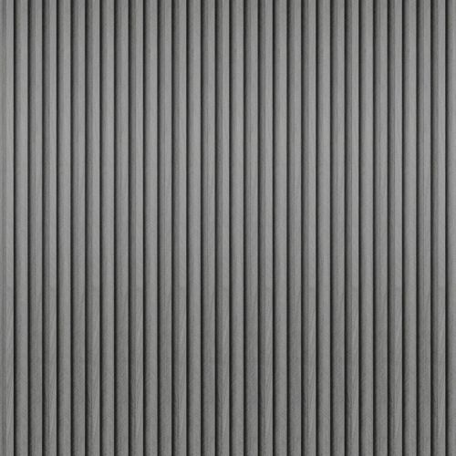 Декоративная стеновая рейка Sticker Wall 160*23*3000мм (D) SW-00001534 Серебряная