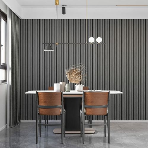 Декоративная стеновая рейка Sticker Wall 160*23*3000мм (D) SW-00001534 Серебряная