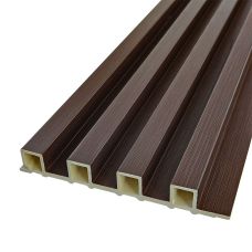 Декоративная стеновая рейка Sticker Wall  160х23х3000мм (D) SW-00001535 Темно-коричневая