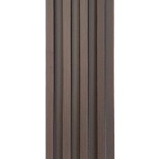 Декоративная стеновая рейка Sticker Wall  160х23х3000мм (D) SW-00001535 Темно-коричневая