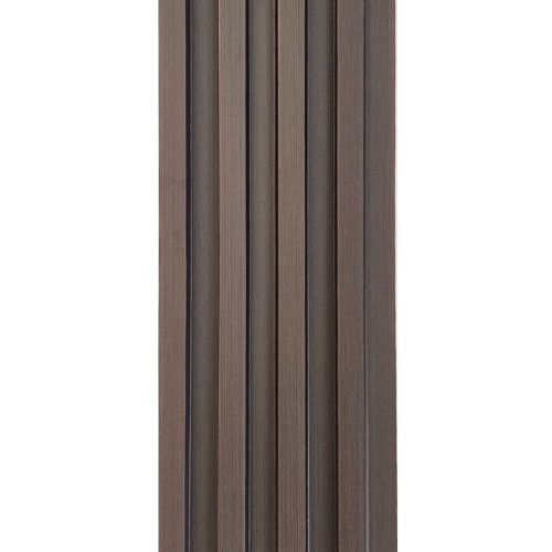 Декоративная стеновая рейка Sticker Wall  160*23*3000мм (D) SW-00001535 Темно-коричневая