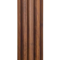 Декоративная стеновая рейка Sticker Wall 160х23х3000мм (D) SW-00001536 Коричневая