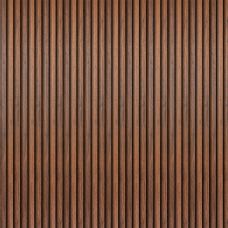 Декоративная стеновая рейка Sticker Wall 160х23х3000мм (D) SW-00001536 Коричневая