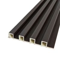 Декоративная стеновая рейка Sticker Wall 160х23х3000мм (D) SW-00001537 Темно-коричневая