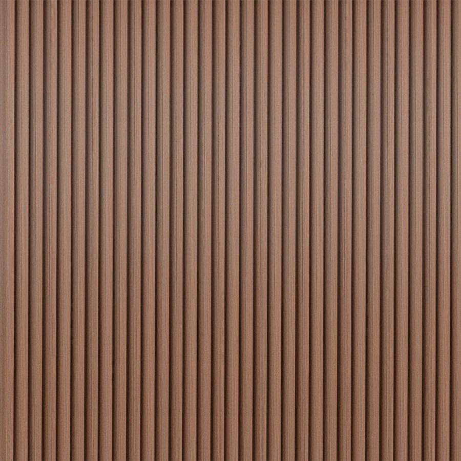 Декоративная стеновая рейка Sticker Wall 160*23*3000мм (D) SW-00001538 Коричневая