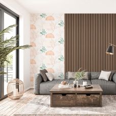 Декоративная стеновая рейка Sticker Wall 160х23х3000мм (D) SW-00001538 Коричневая