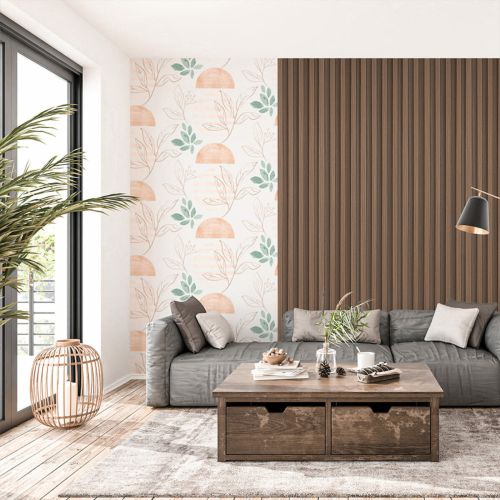 Декоративная стеновая рейка Sticker Wall 160*23*3000мм (D) SW-00001538 Коричневая