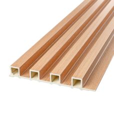 Декоративная стеновая рейка 160х23х3000мм (D) SW-00001539 Светло-коричневая