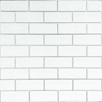 Самоклеющаяся стеновая панель 3D NEW CULTURAL WALL 70х70cmх4mm WHITE+SILVER (D) SW-00001502