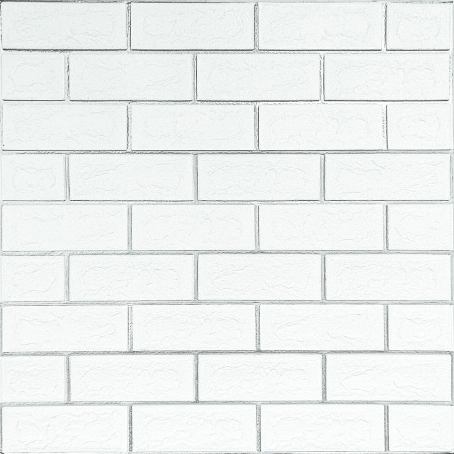 Самоклеющаяся стеновая панель 3D NEW CULTURAL WALL 70*70cm*4mm WHITE+SILVER (D) SW-00001502