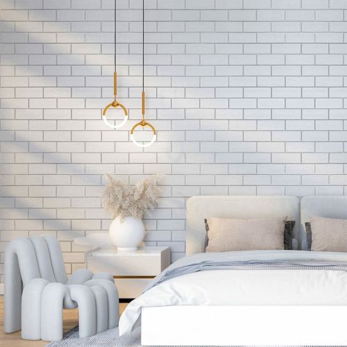 Самоклеющаяся стеновая панель 3D NEW CULTURAL WALL 70*70cm*4mm WHITE+SILVER (D) SW-00001502