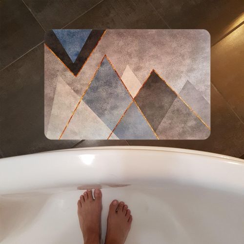 Влагопоглощающий коврик Sticker Wall  Геометрическая абстракция 40х60CMх3MM (D) SW-00001560