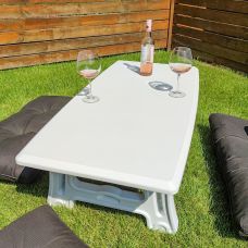 Садовый стол 122х61х43см SW-00001544 Белый 