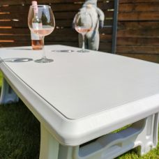 Садовый стол 122х61х43см SW-00001544 Белый 