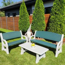 Садовый стол 122х61х43см SW-00001544 Белый 