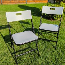 Складной стул 46х42,5х86см белый SW-00001610
