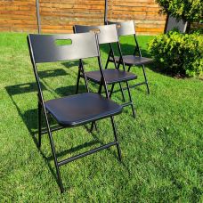 Складной стул 46х42,5х86см SW-00001611 Черный 