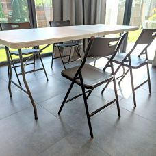 Складной стул 46х42,5х86см SW-00001611 Черный 