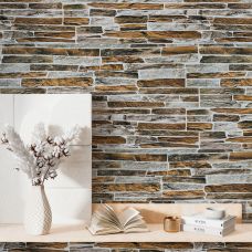 Декоративная ПВХ панель Sticker Wall камень 960х480х4мм (D) SW-00001556