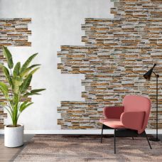 Декоративная ПВХ панель Sticker Wall камень 960х480х4мм (D) SW-00001556
