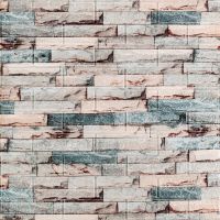 Самоклеящаяся стеновая 3D панель кирпич дикарь 700х770cmх3mm (D) SW-00001897
