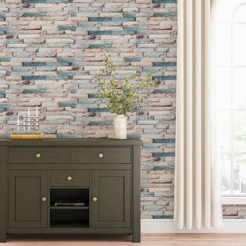 Самоклеящаяся стеновая 3D панель кирпич дикарь 700*770cm*3mm (D) SW-00001897