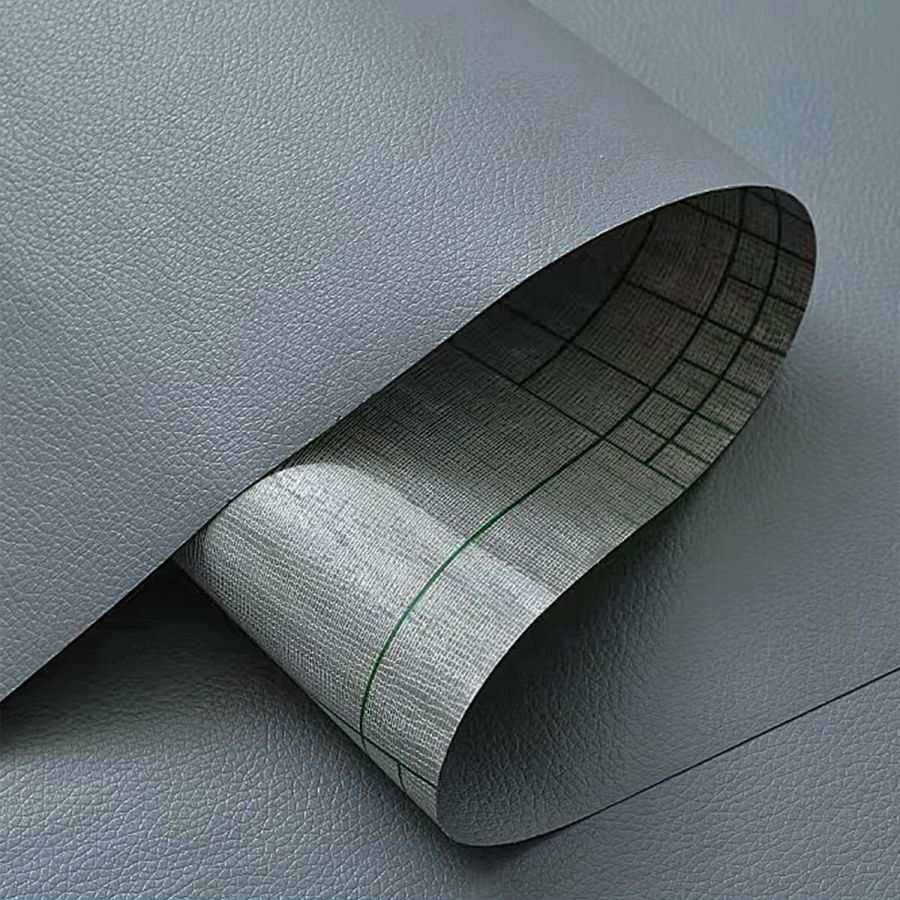 Самоклеющая экокожа в рулоне Sticker Wall 1.37*1m*0.5mm DEEP GREY (D) SW-00001154