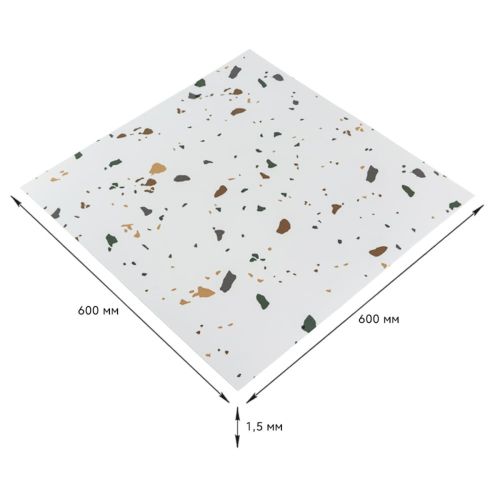 Самоклеящаяся LVT плитка 600*600*1.5mm (D) SW-00001592
