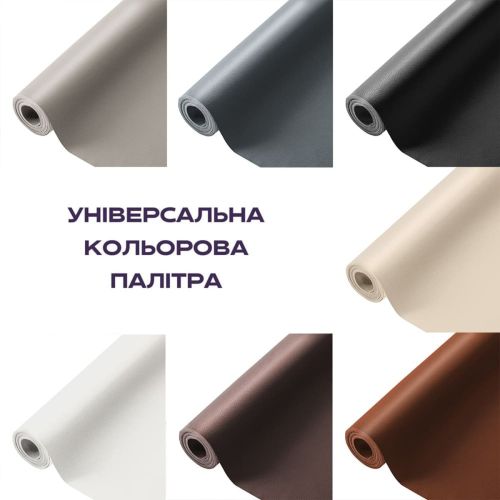 Самоклеющая экокожа в рулоне Sticker Wall 1.37*3m*0.5mm DEEP GREY (D) SW-00001340