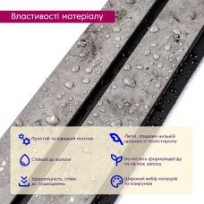 Декоративная PS рейка 122х2900х12мм (D) SW-00001752