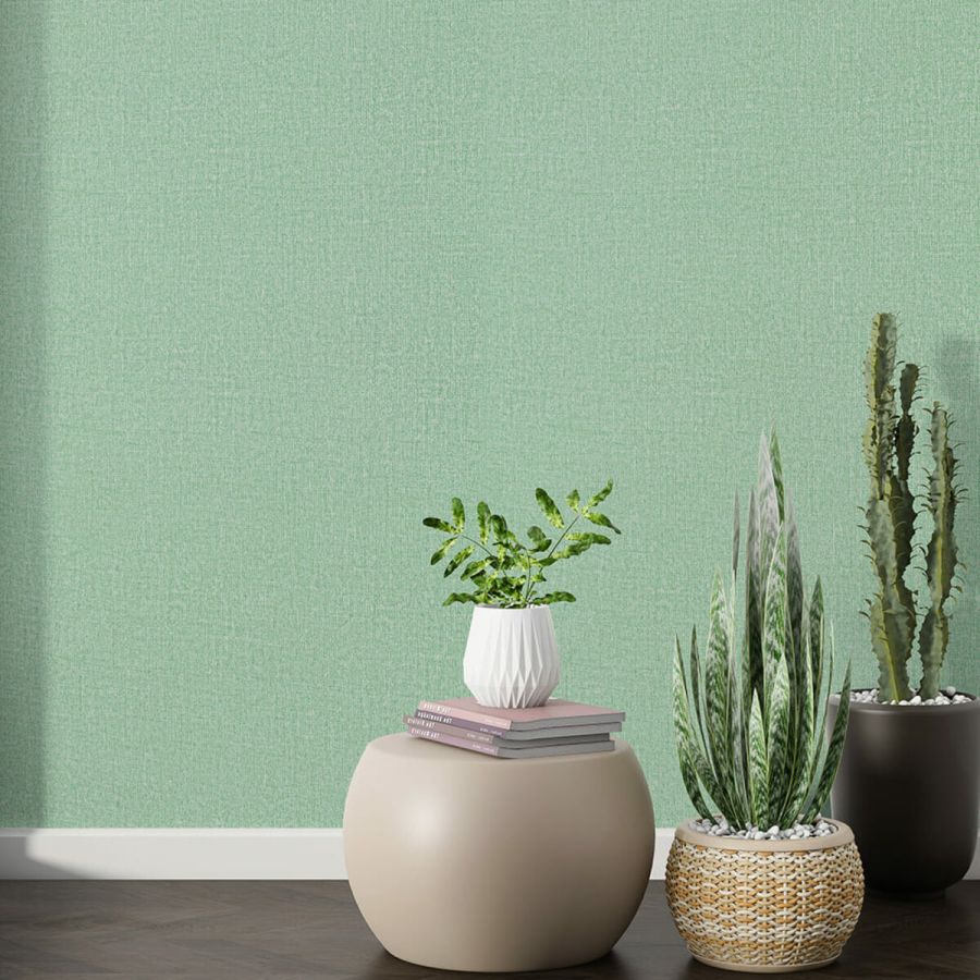 Обои самоклеющиеся Sticker Wall	 2800*500*2,5мм YM-11 DEEP GREEN WHITE (D) SW-00002019