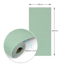Обои самоклеющиеся Sticker Wall	 2800х500х2,5мм YM-11 DEEP GREEN WHITE (D) SW-00002019