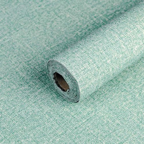 Обои самоклеющиеся Sticker Wall	 2800*500*2,5мм YM-11 DEEP GREEN WHITE (D) SW-00002019