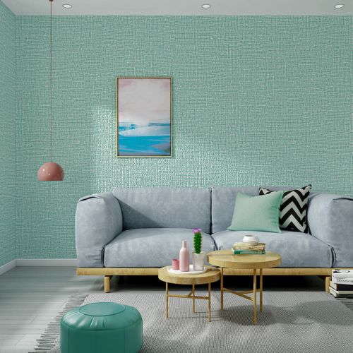 Обои самоклеющиеся Sticker Wall	 2800*500*2,5мм YM-11 DEEP GREEN WHITE (D) SW-00002019