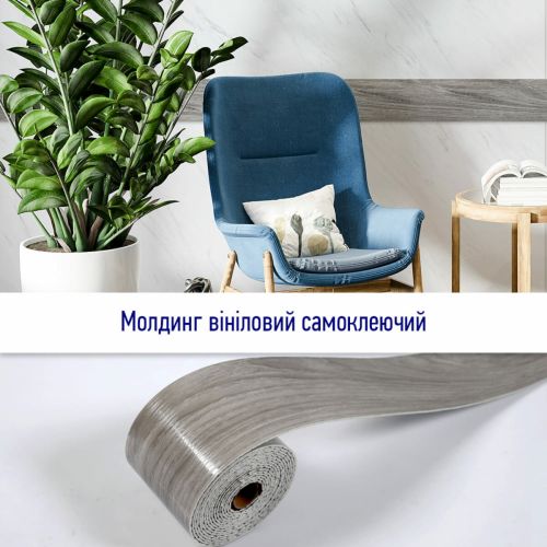 Молдинг виниловый самоклеющийся 5000*100*2мм (D) SW-00001797