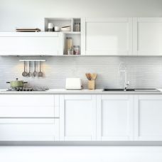 Декоративная ПВХ панель под белый камень 960х480х4мм SW-00001840