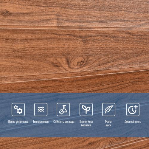 Самоклеющаяся 3D панель под дерево 19600х700х3мм SW-00002223